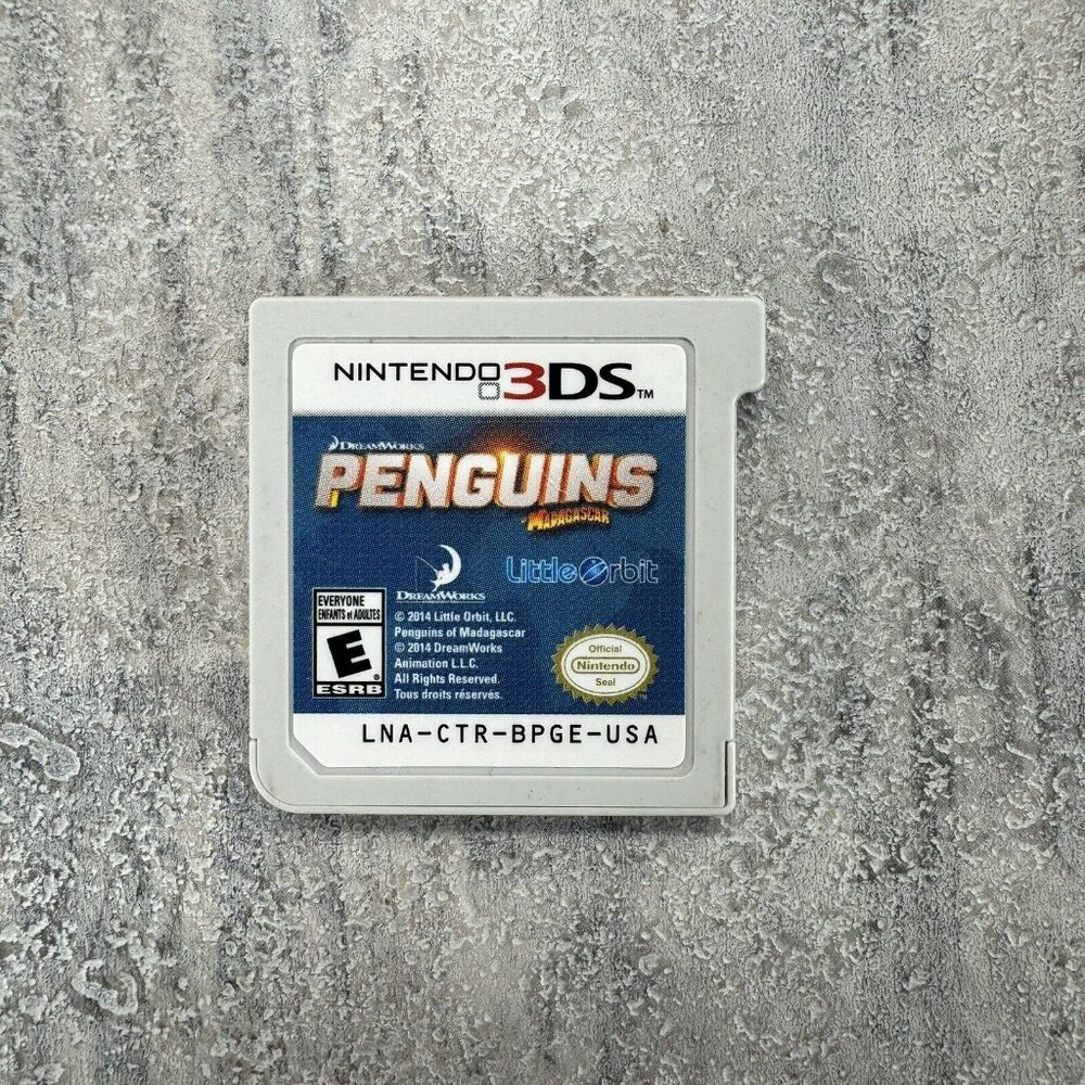 The Penguins of Madagascar (Nintendo 3DS) Cartridge Only